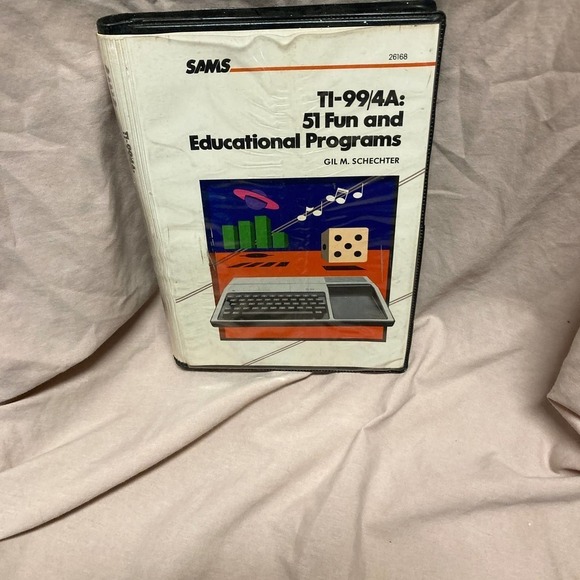 Ti-99/4a: 51 Fun And Educational Programs Manual and Cassette - Picture 1 of 3